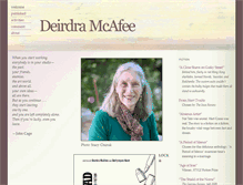 Tablet Screenshot of deirdramcafee.com
